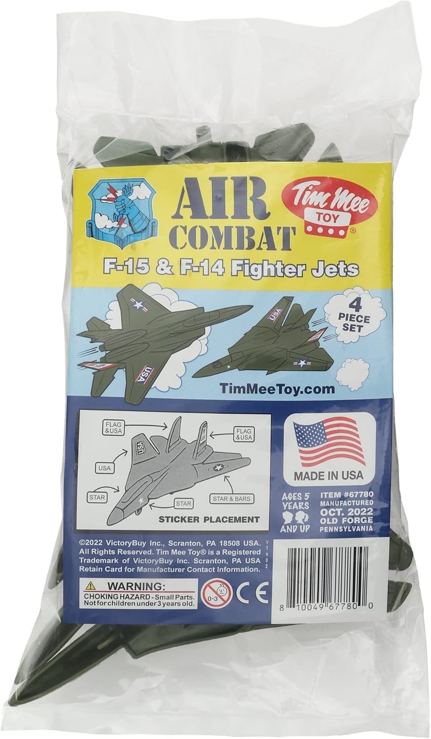 Fighter Jets - 4pcs OD Green