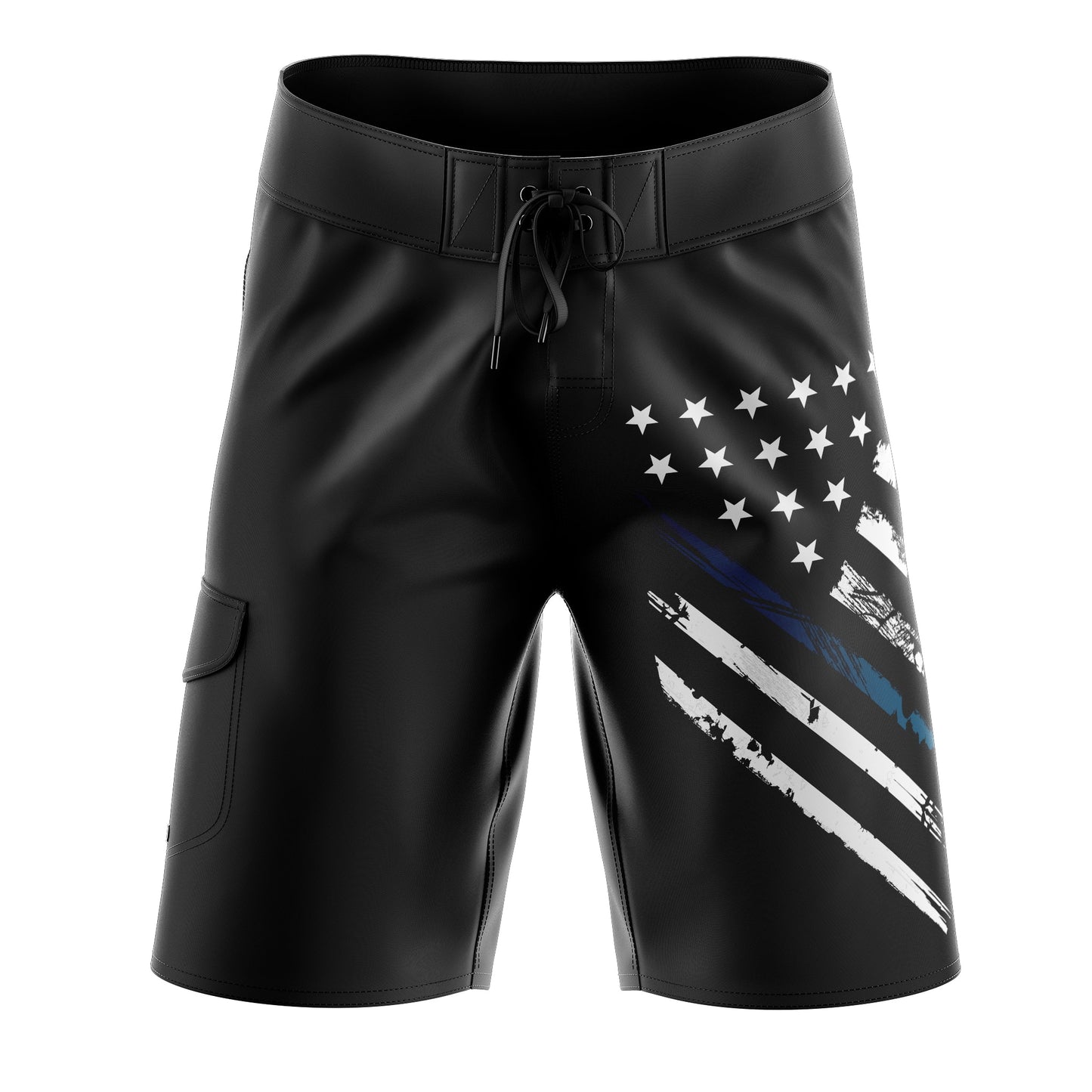 Blue Line Crest Flag