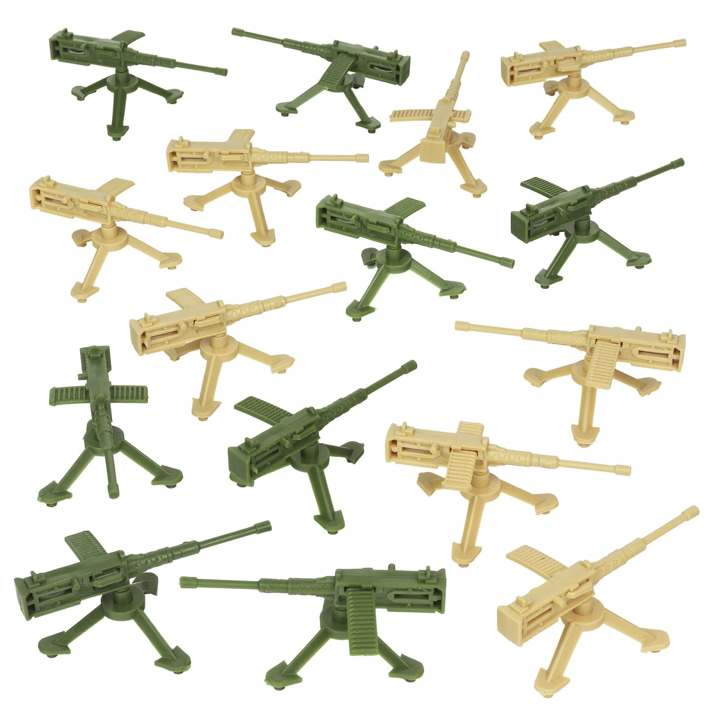 Classic MPC Machine Guns 16pcs Tan & OD