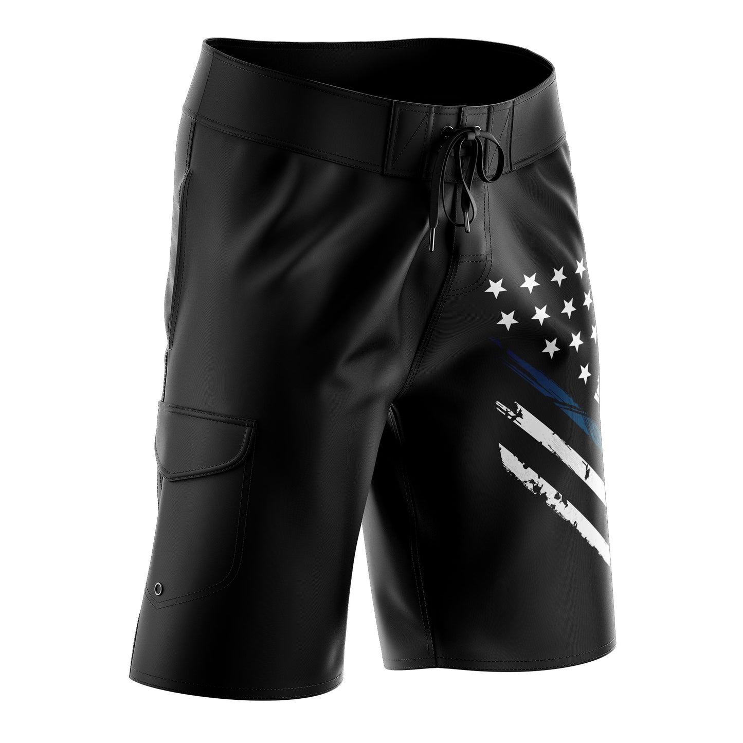 Blue Line Crest Flag