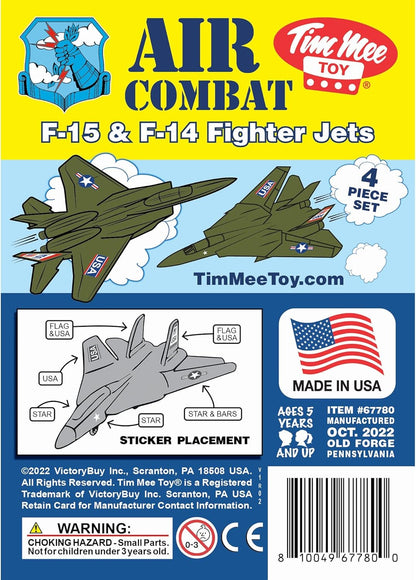 Fighter Jets - 4pcs OD Green
