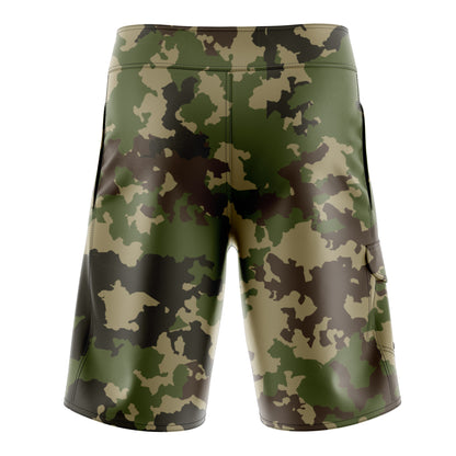 Marine Camo White Crest