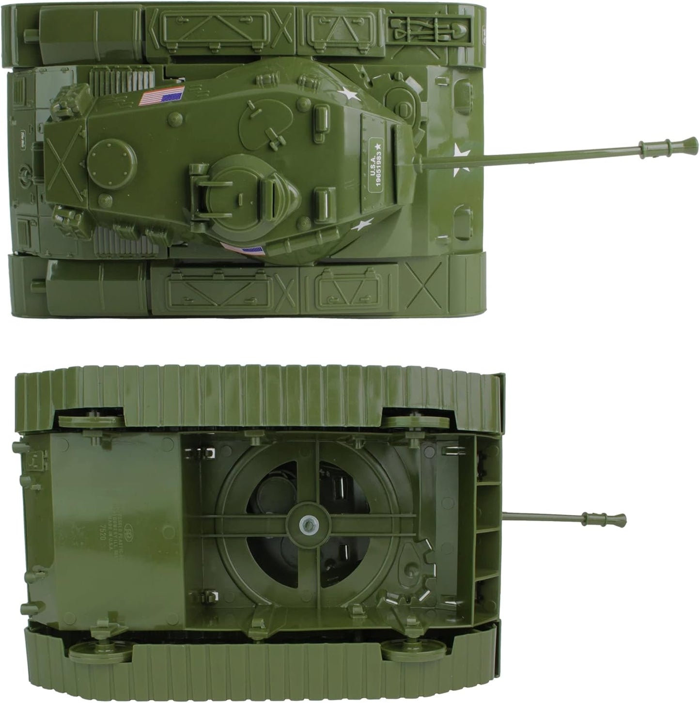 Walker Bulldog Tank Playset- OD Green 13pcs