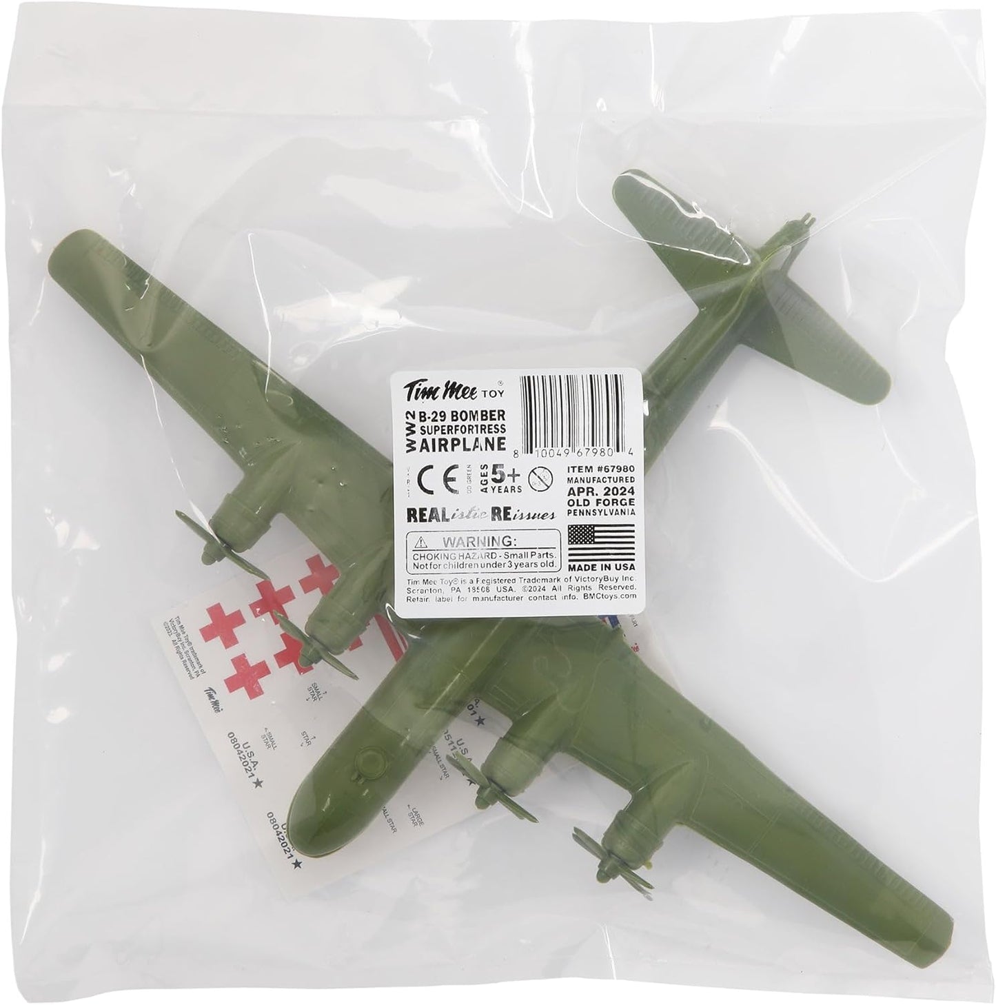 WW2 B-29 Superfortress Bomber Airplane