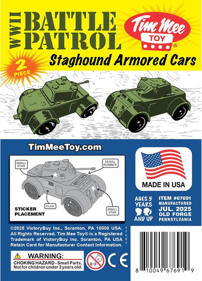 Battle Patrol Staghound Armored Car 2pcs OD