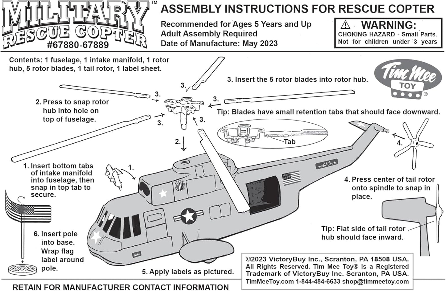Army Rescue Helicopter OD Green
