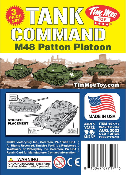 Patton Tanks 3pcs