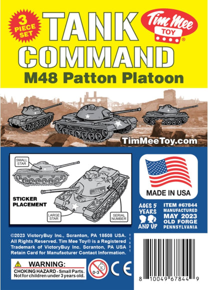 Patton Tanks 3pcs