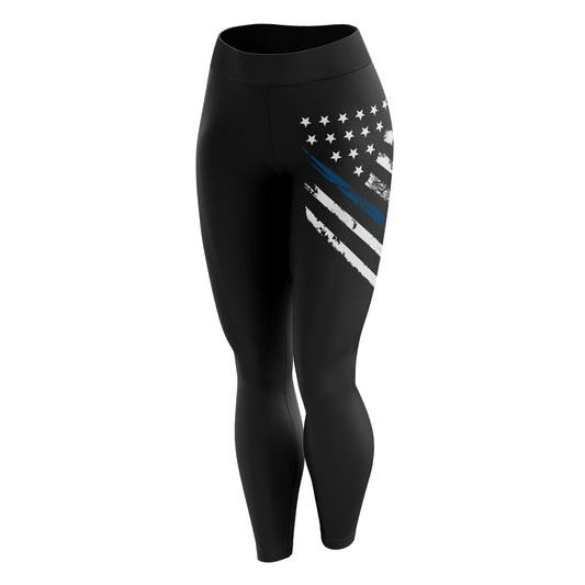 Blue Line Crest Flag