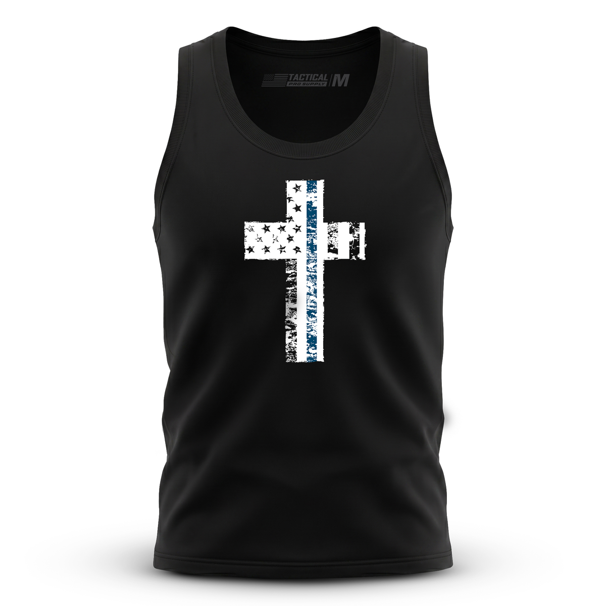 Cross Flag Blue Line
