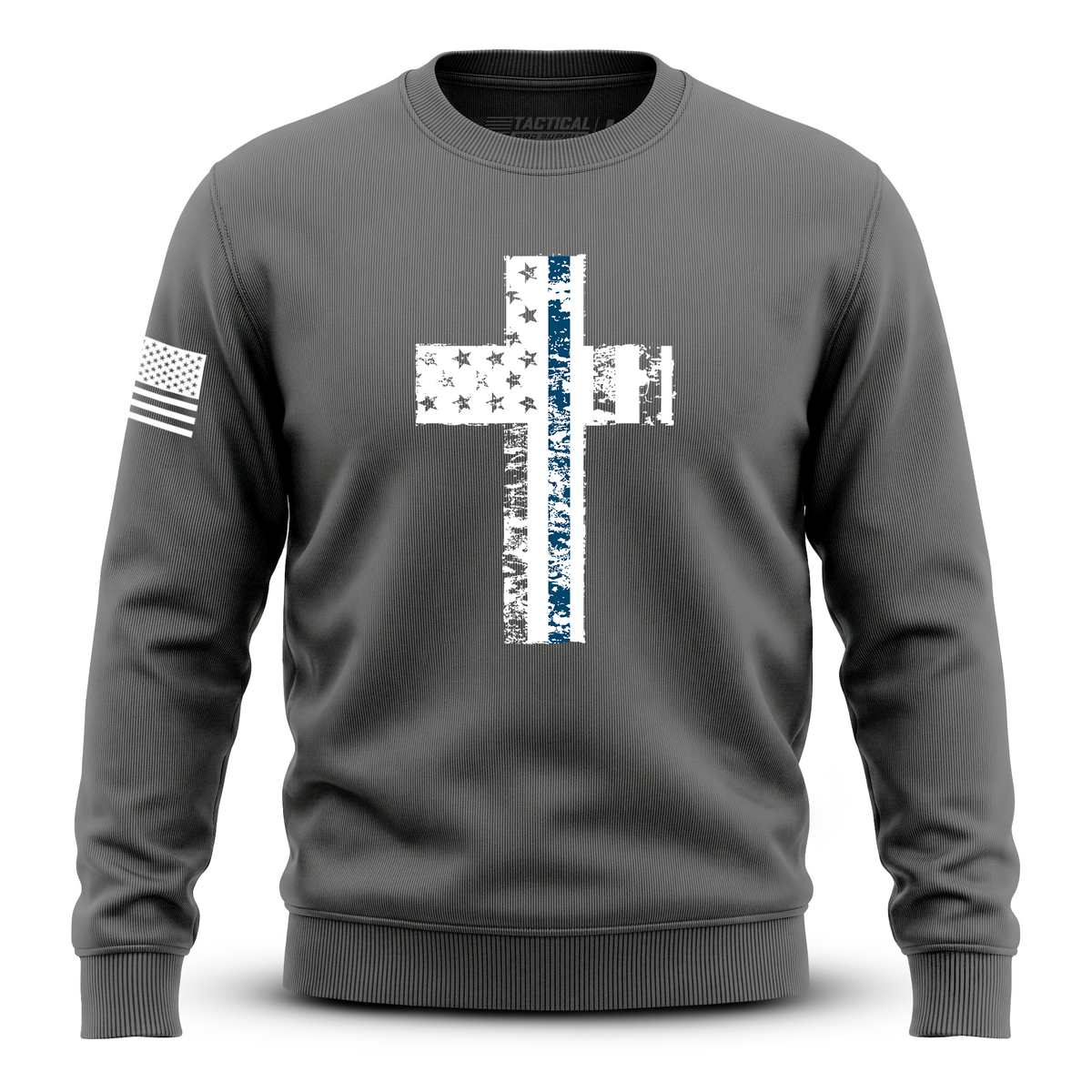 Cross Flag Blue Line
