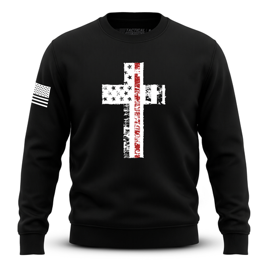 Cross Flag Red Line