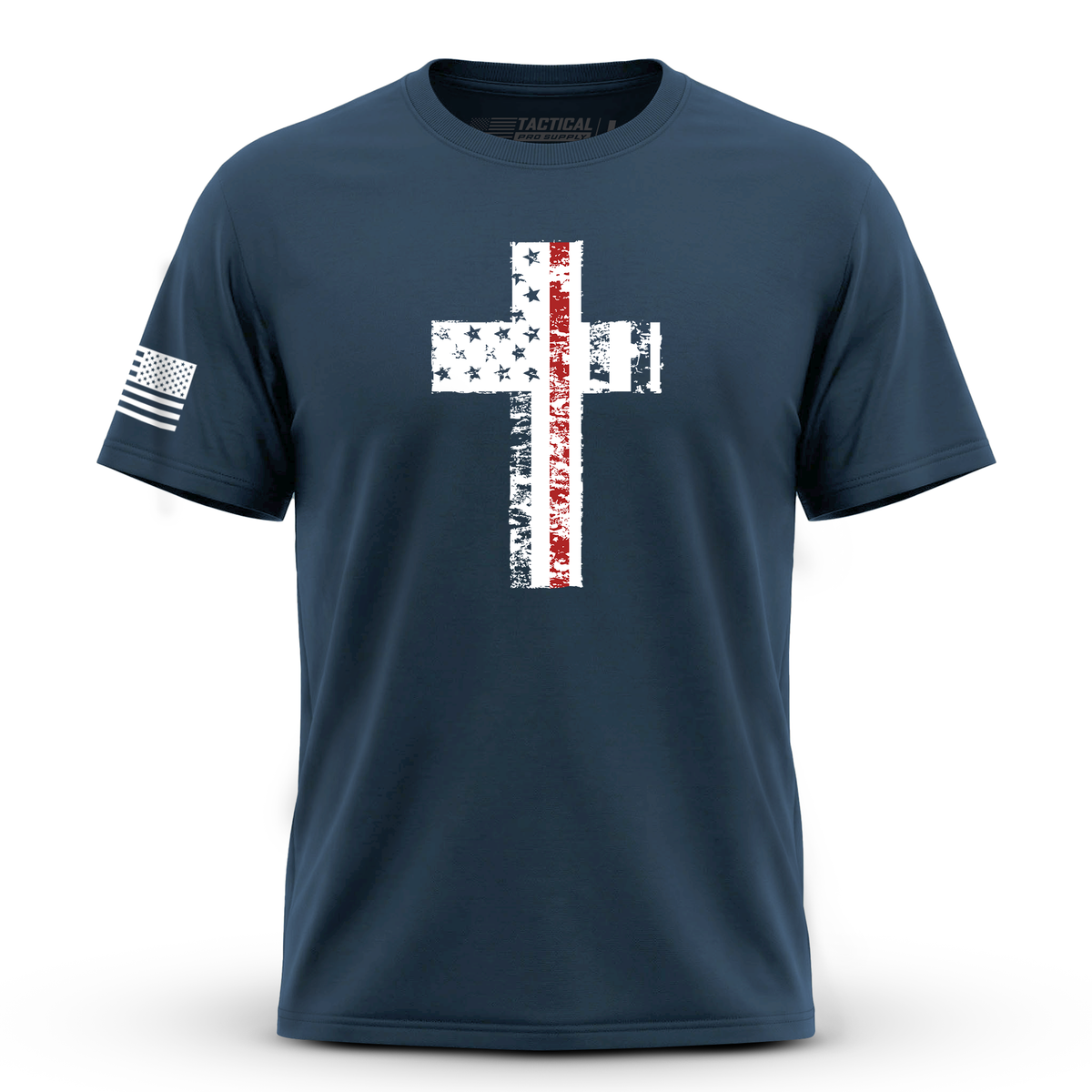 Cross Flag Red Line