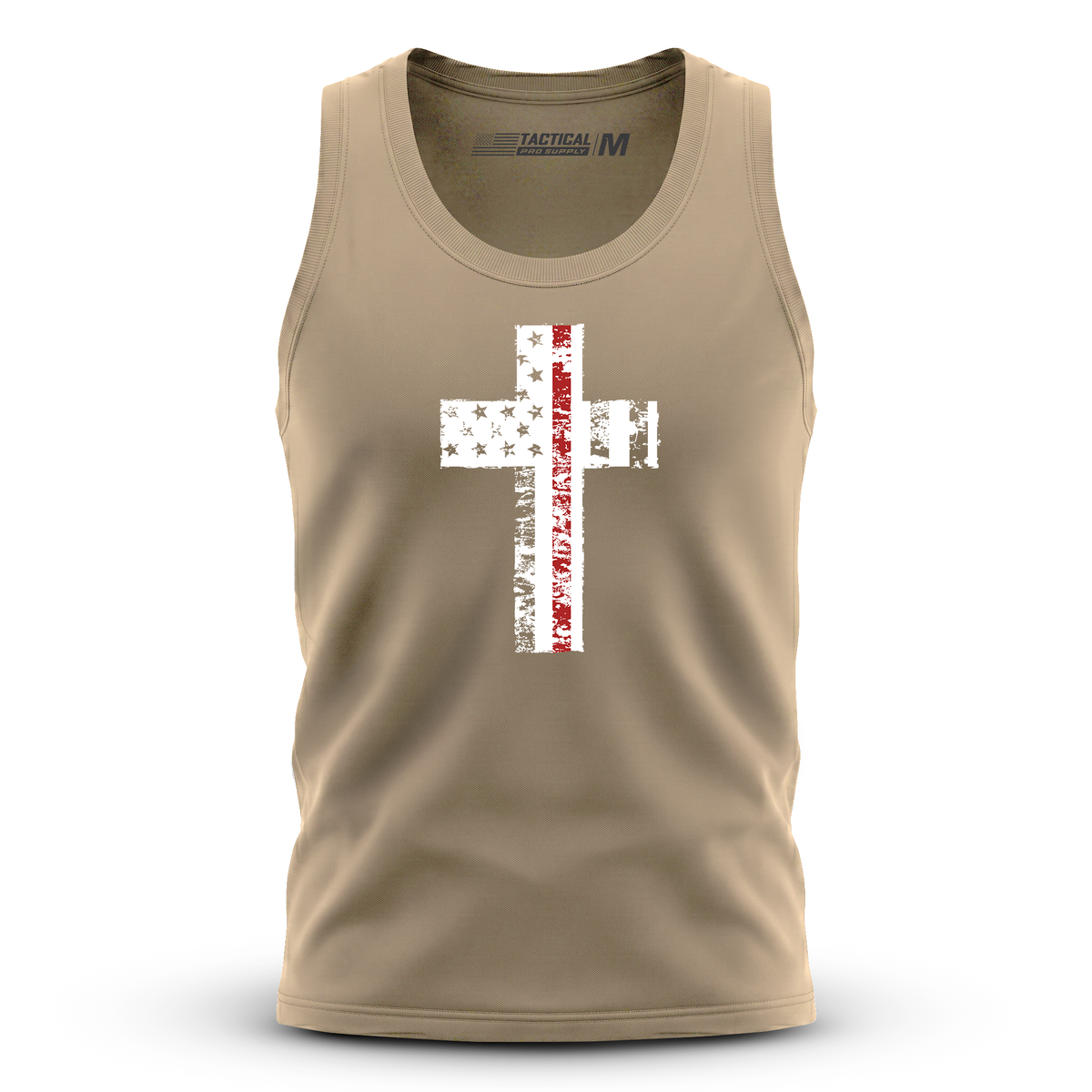 Cross Flag Red Line