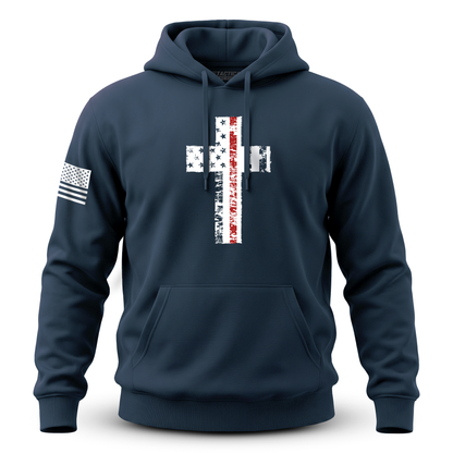 Cross Flag Red Line