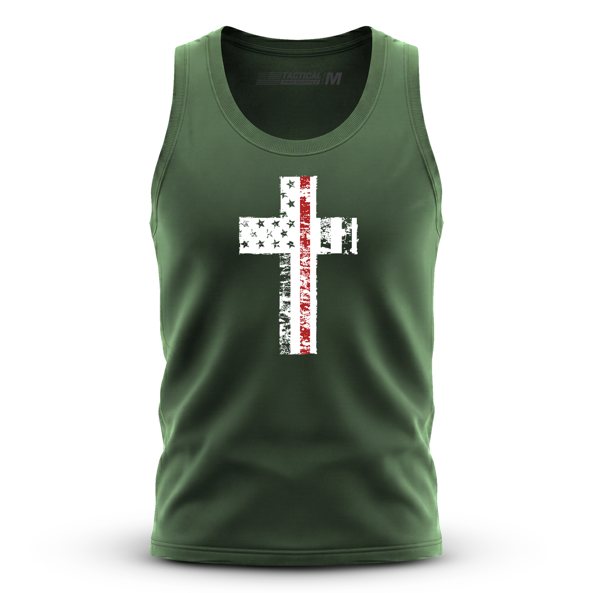 Cross Flag Red Line