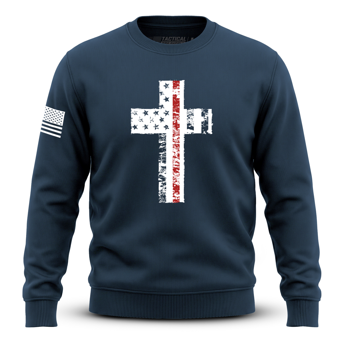 Cross Flag Red Line