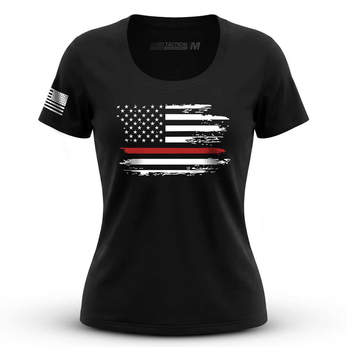 Distressed Flag Red Line