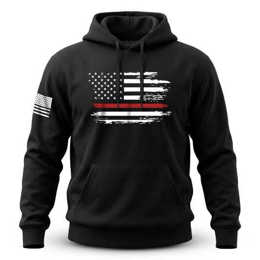 Distressed Flag Red Line