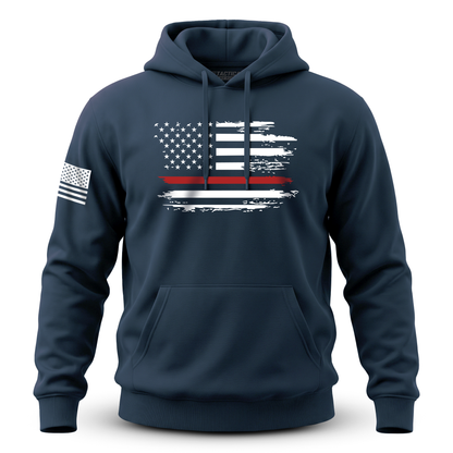 Distressed Flag Red Line
