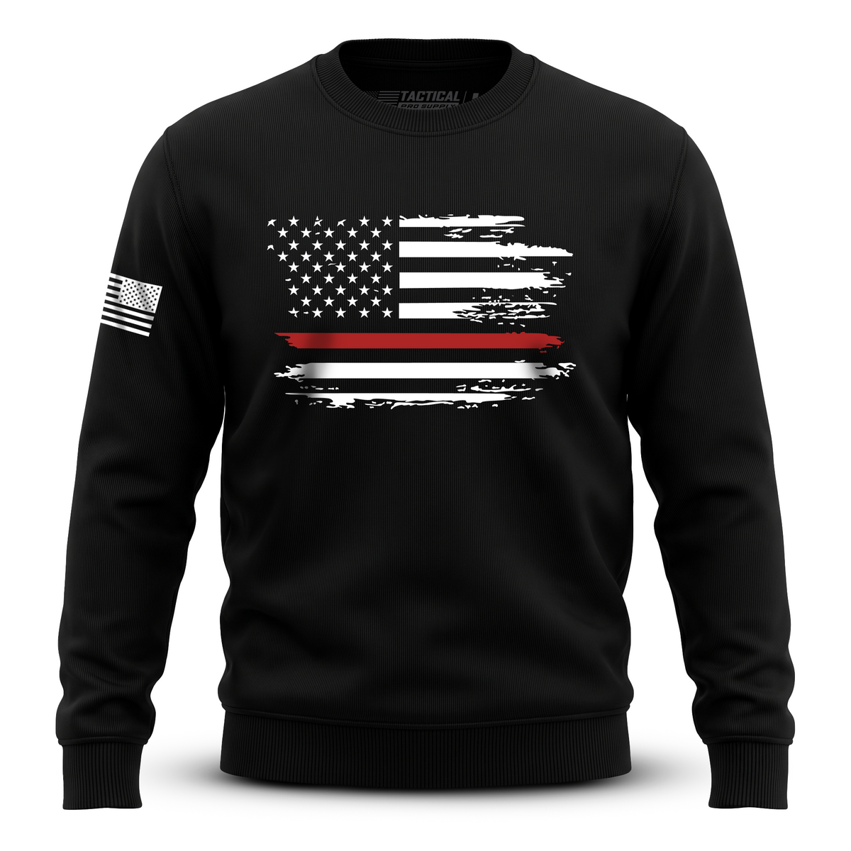 Distressed Flag Red Line