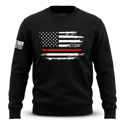 Distressed Flag Red Line