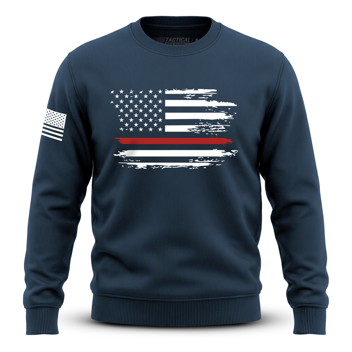 Distressed Flag Red Line