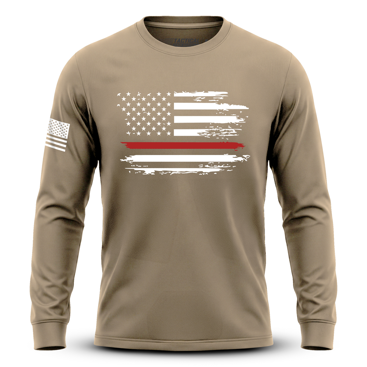 Distressed Flag Red Line