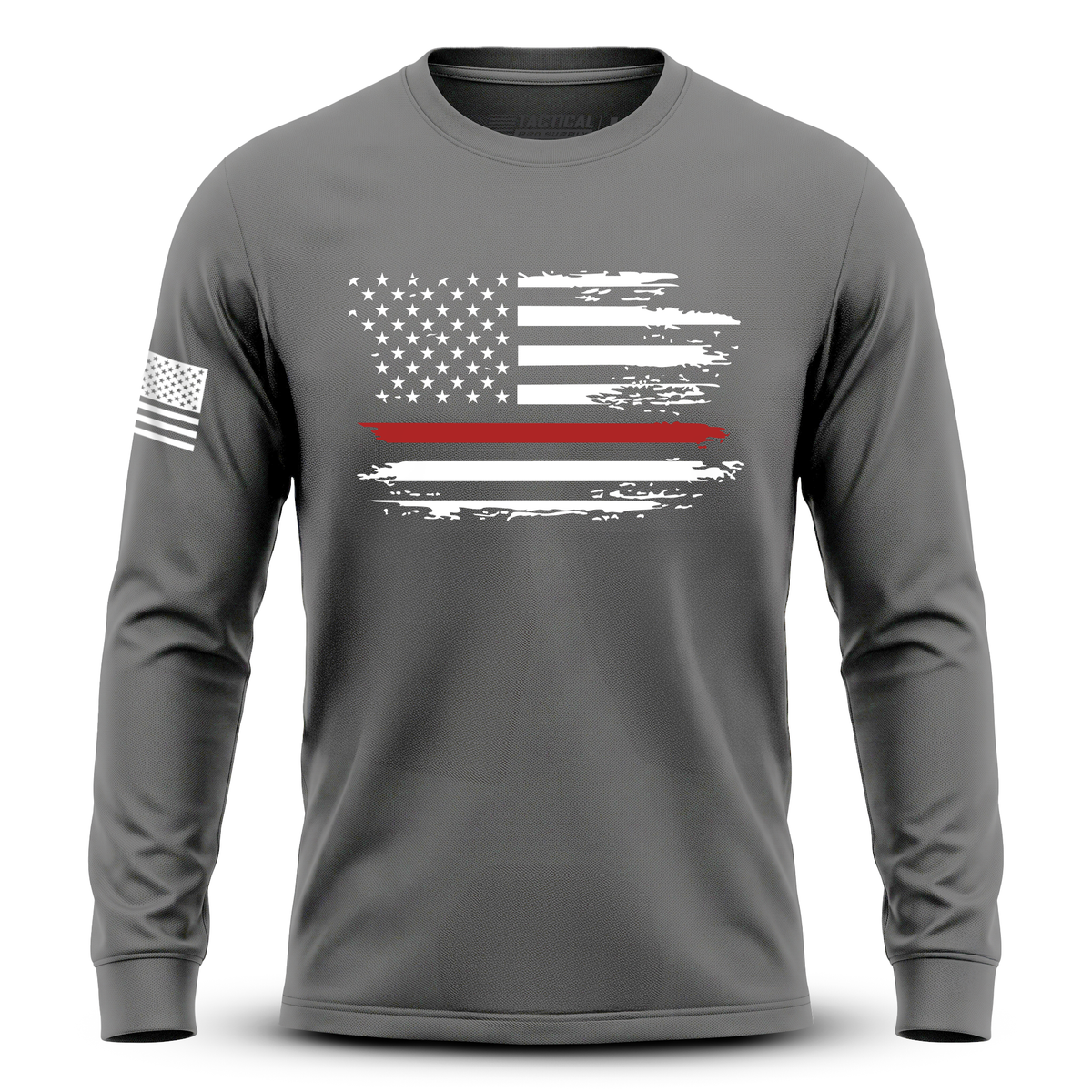 Distressed Flag Red Line