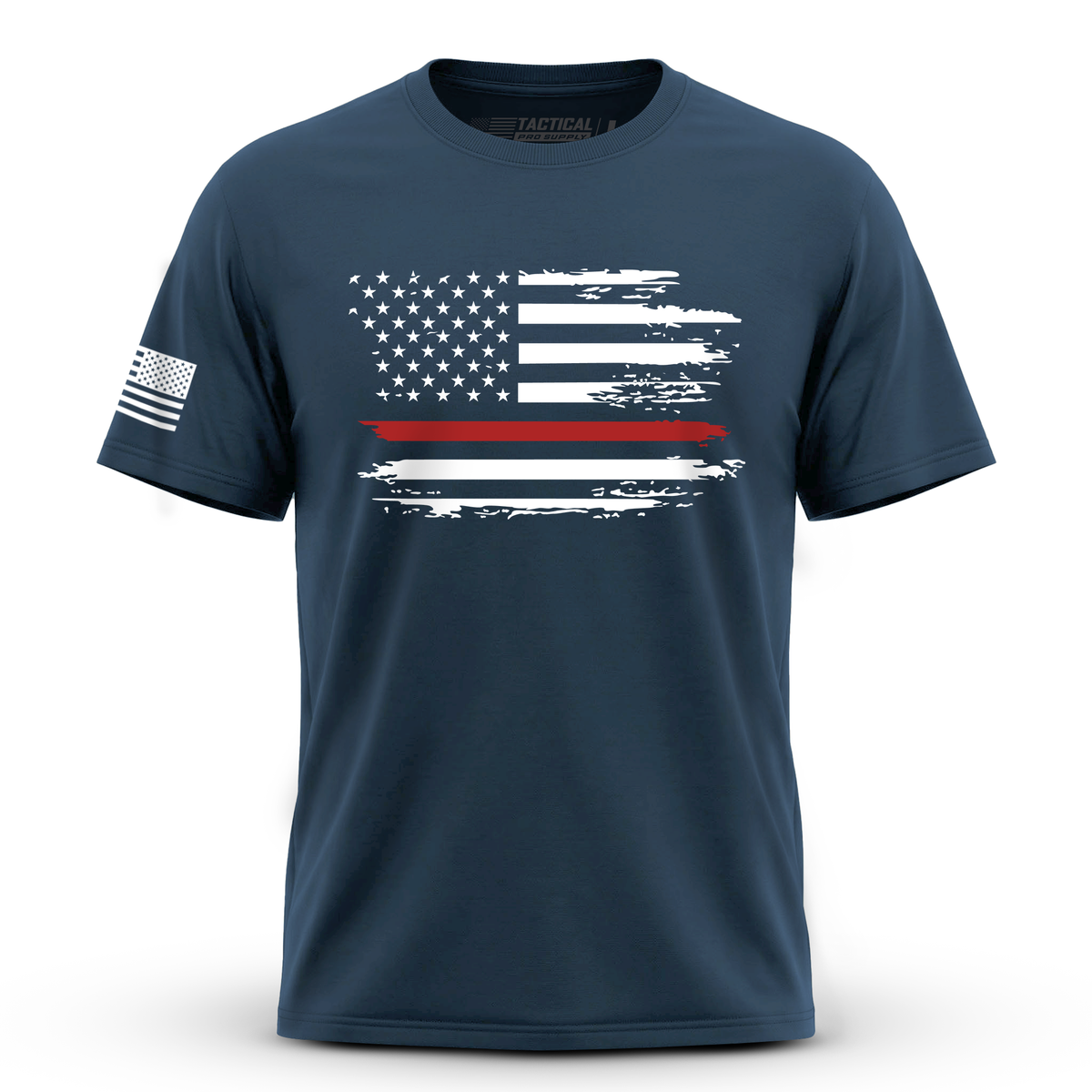 Distressed Flag Red Line