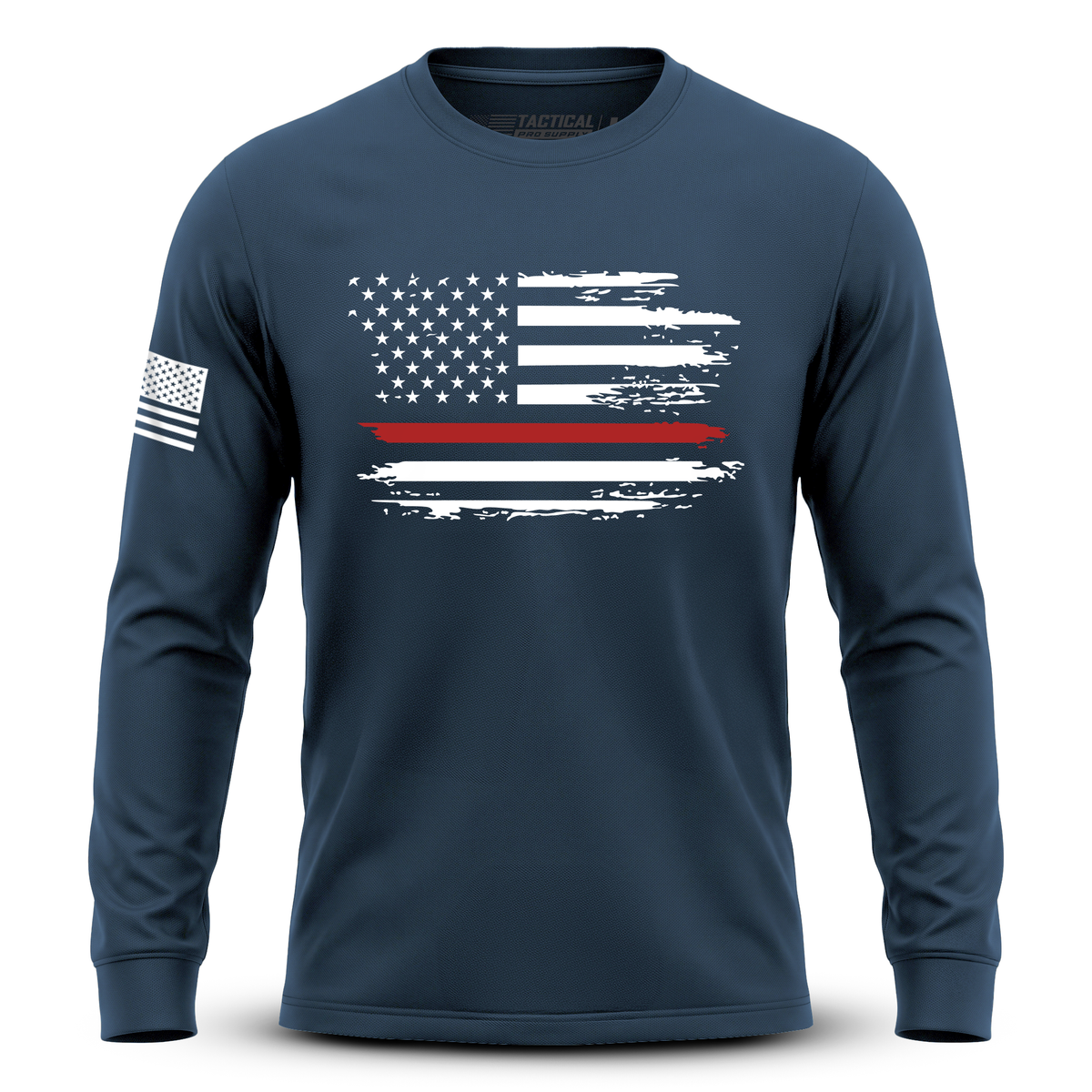 Distressed Flag Red Line