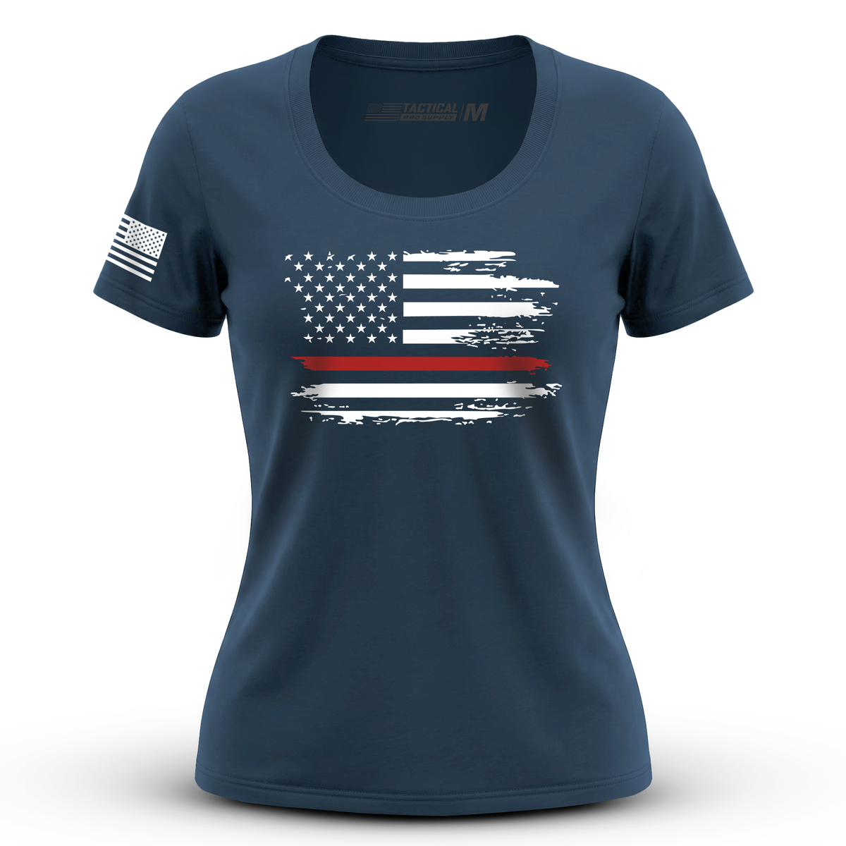 Distressed Flag Red Line