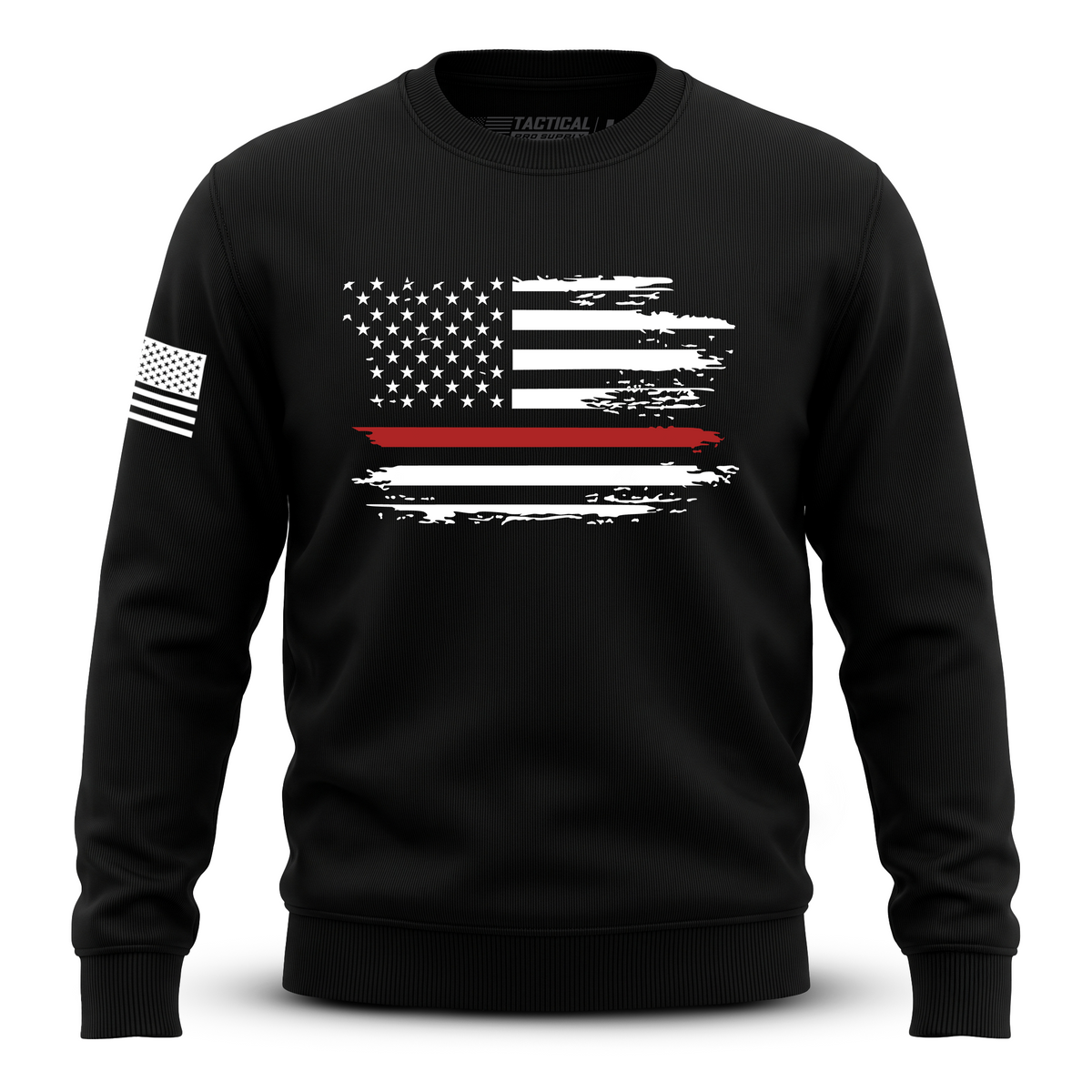 Distressed Flag Red Line