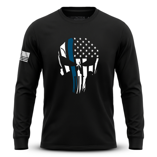 Punisher Flag Blue Line