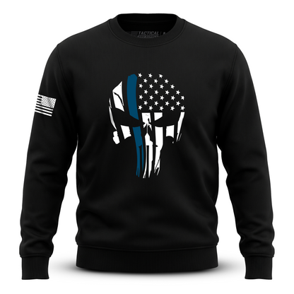 Punisher Flag Blue Line
