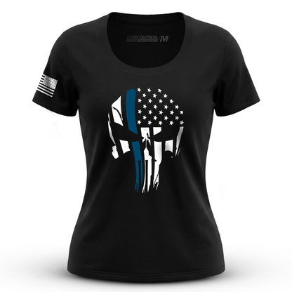 Punisher Flag Blue Line