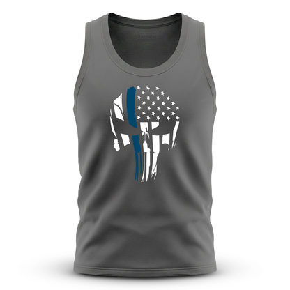 Punisher Flag Blue Line