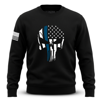 Punisher Flag Blue Line