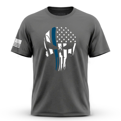 Punisher Flag Blue Line