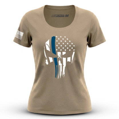 Punisher Flag Blue Line