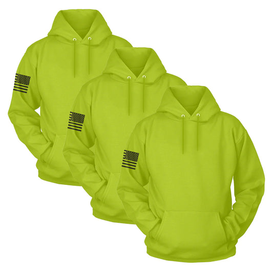 TPS - Safety Green Hoodie Bundle - 3 Pack