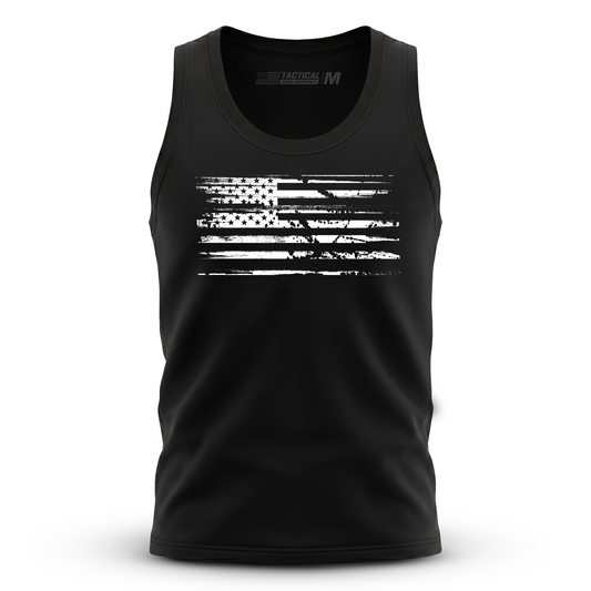 U.S.A Flag - White