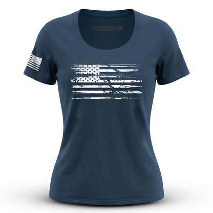 U.S.A Flag - White