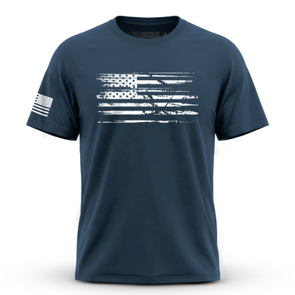 U.S.A Flag - White