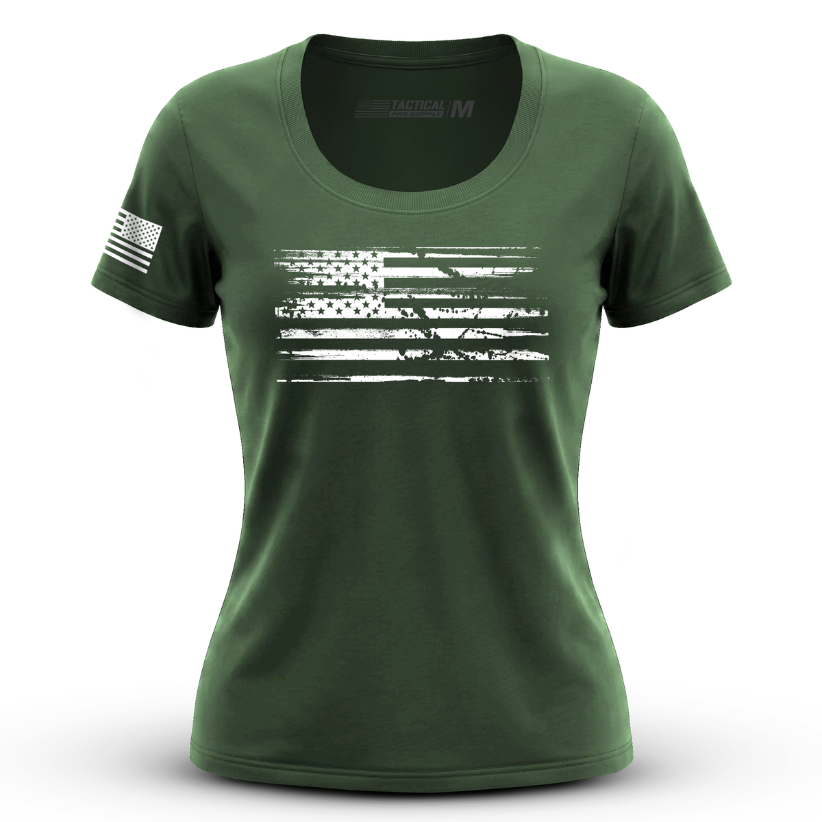 U.S.A Flag - White