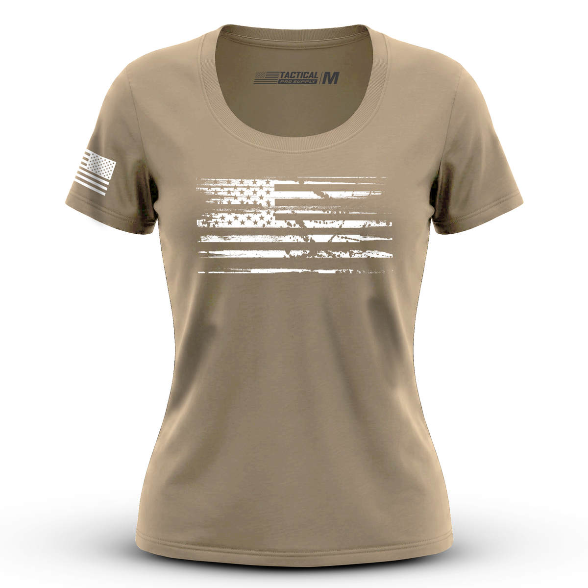 U.S.A Flag - White