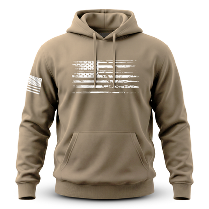U.S.A Flag - White