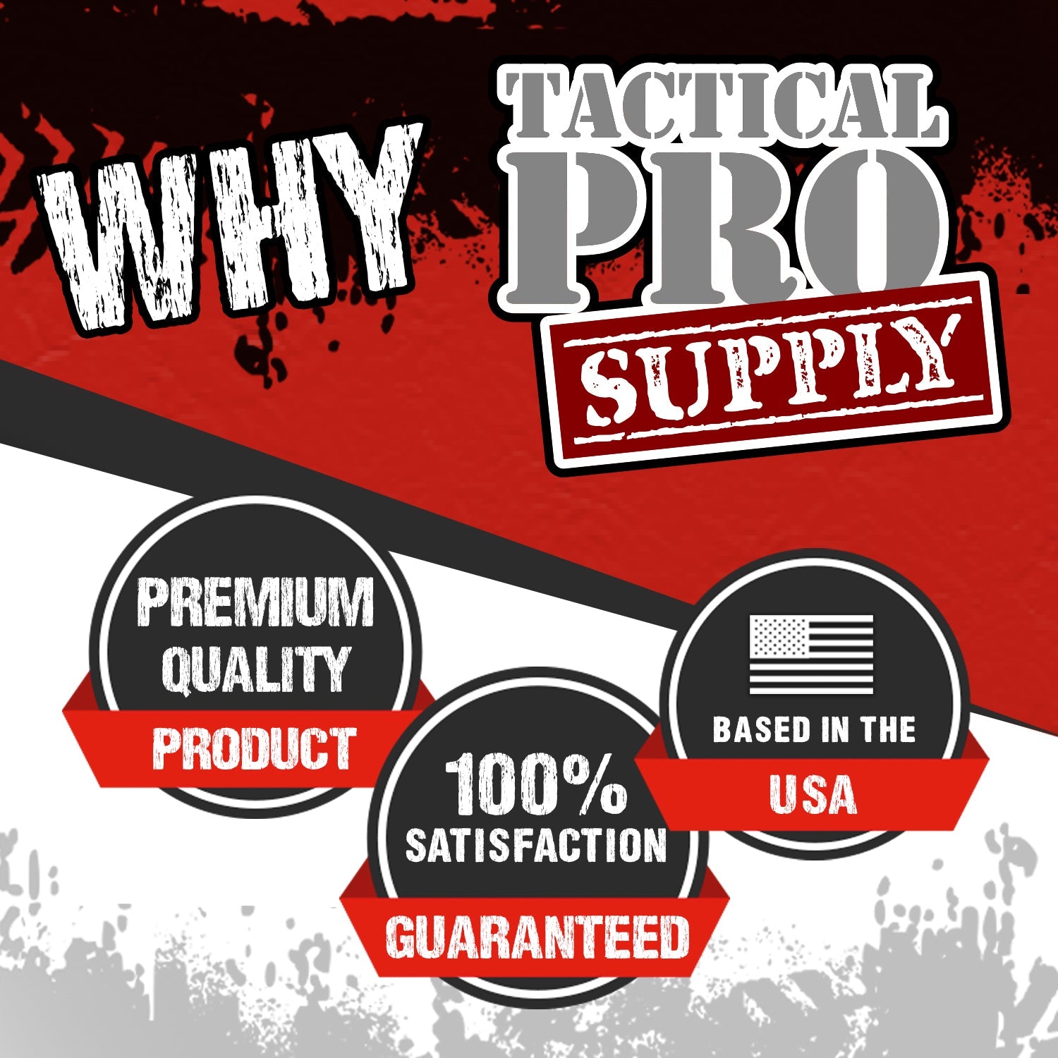 Land of The Free - White - Tactical Pro Supply, LLC