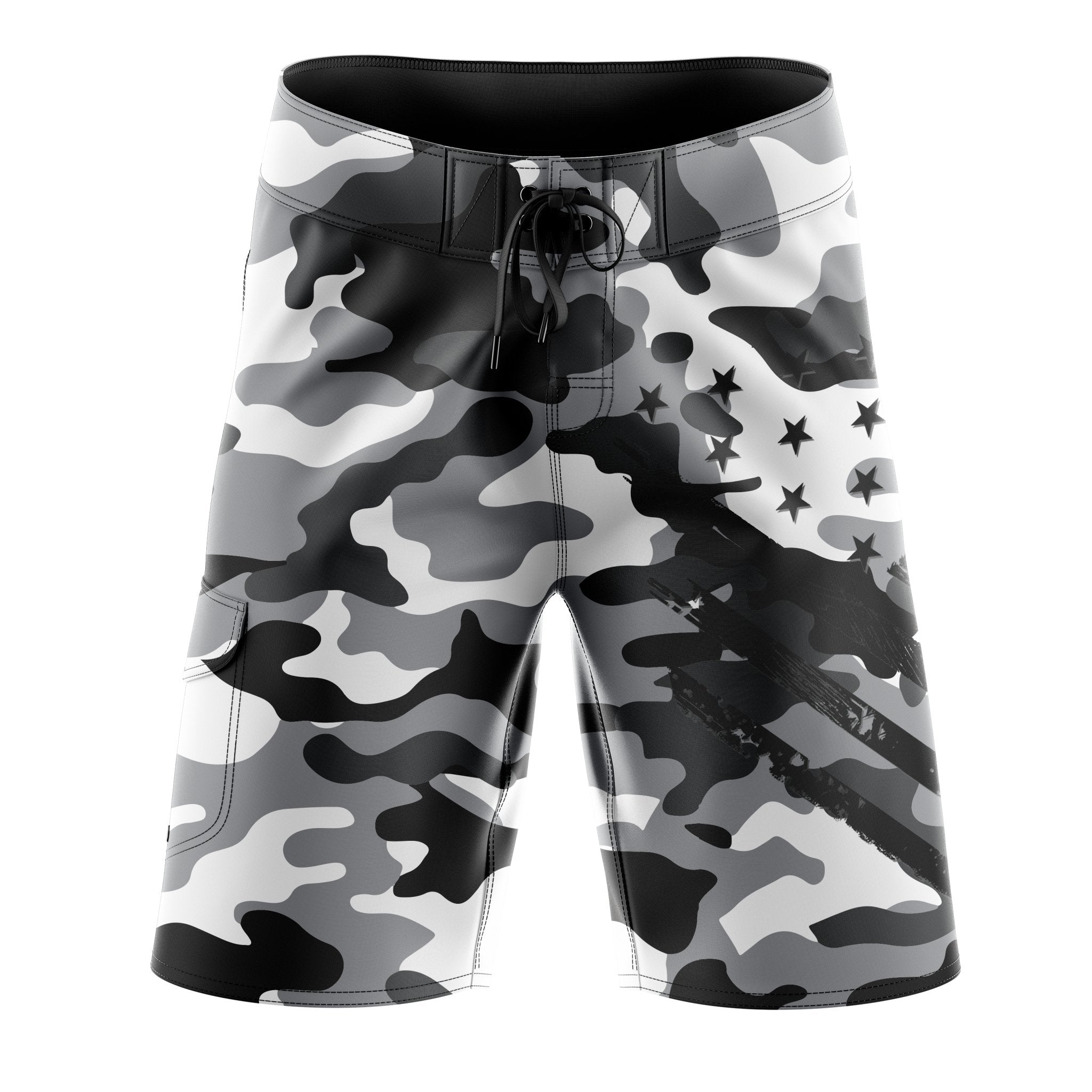 Snow camo cargo shorts online