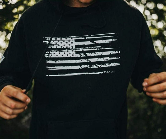 U.S.A Flag - White